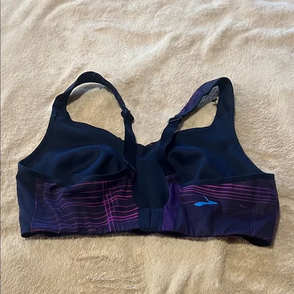 Brooks Dark Purple Sports Bra - Picture 2 of 2